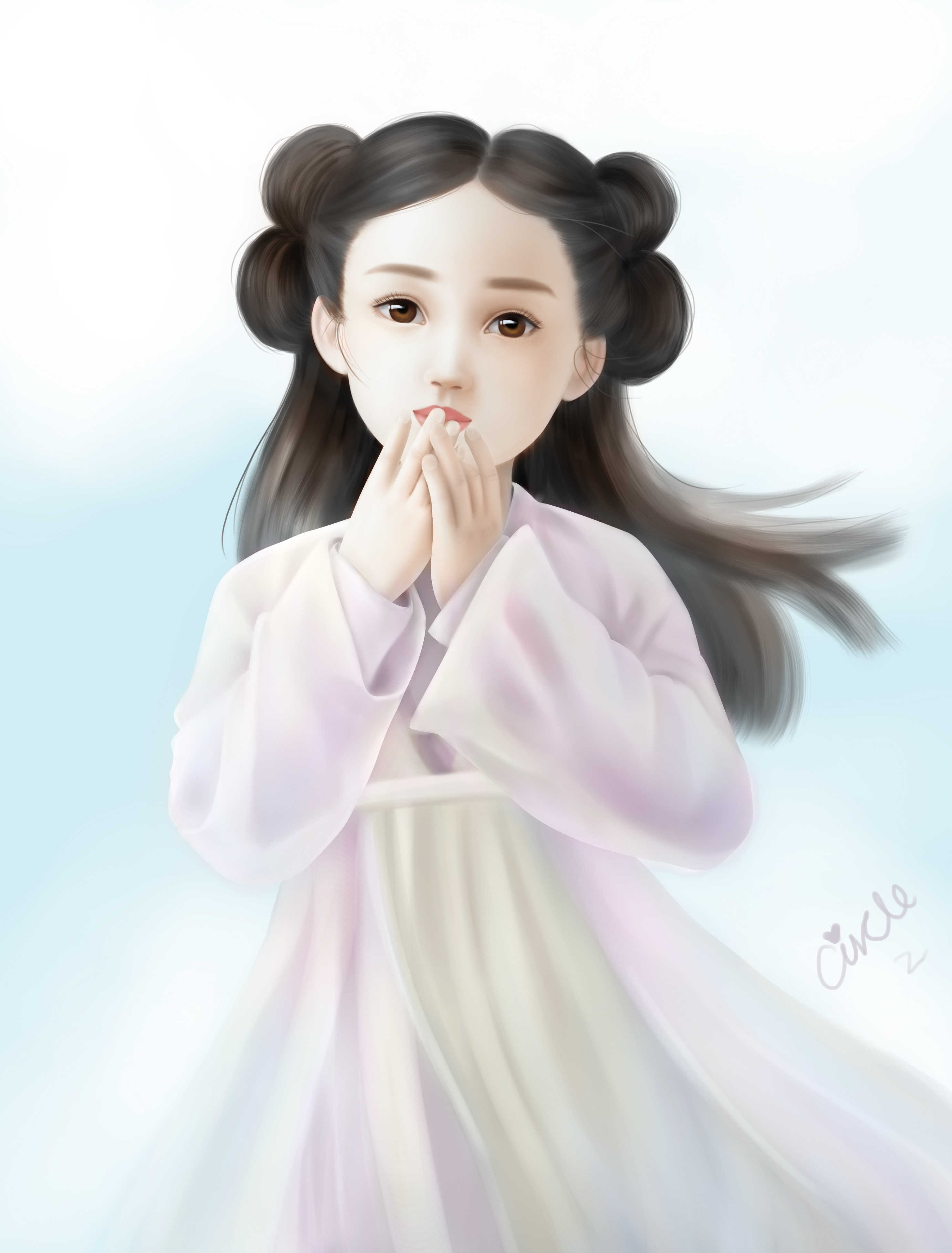 花千骨临摹|插画|插画习作|圈圈是个好孩子 - 原创作品 - 站酷 (zcool