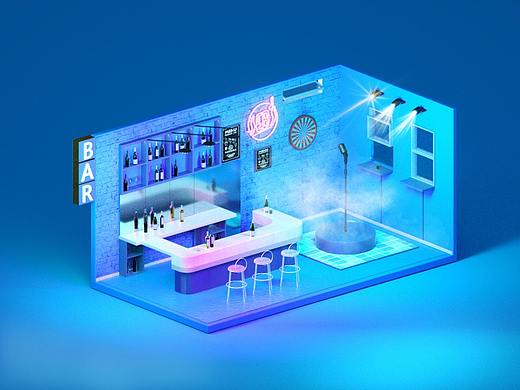 小场景练习（个人主页-ZMzE3MzMyODQ=） - 场景 - 站酷设计师FenngD原创素材 - 站酷ZCOOL