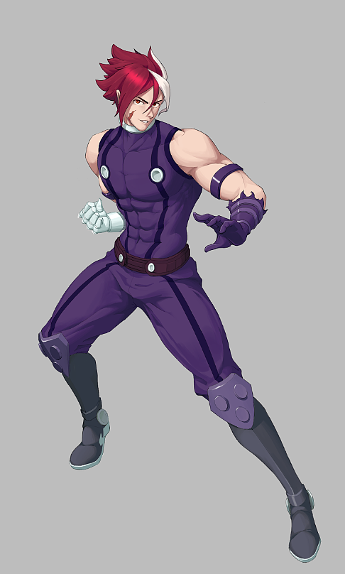 拳皇 无名（图ZMTg0Nzk5OTU2） - 创作习作 - 站酷设计师隐隐雷神动原创素材 - 站酷ZCOOL