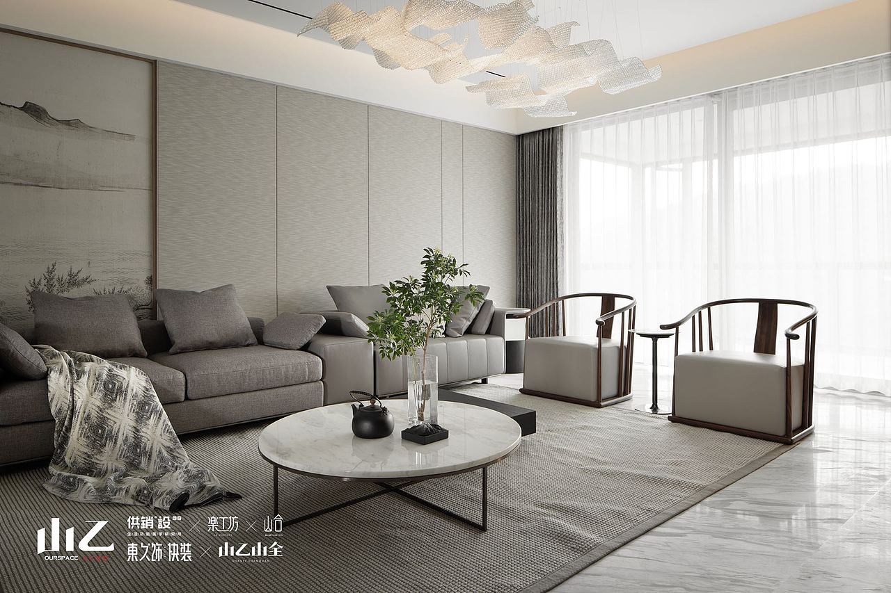 山乙建设丨湘江壹号实景（图ZMjc4NDM4NDU2） - 家装设计 - 站酷设计师山乙建设原创素材 - 站酷ZCOOL