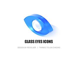 C4D&OC 三维玻璃眼睛