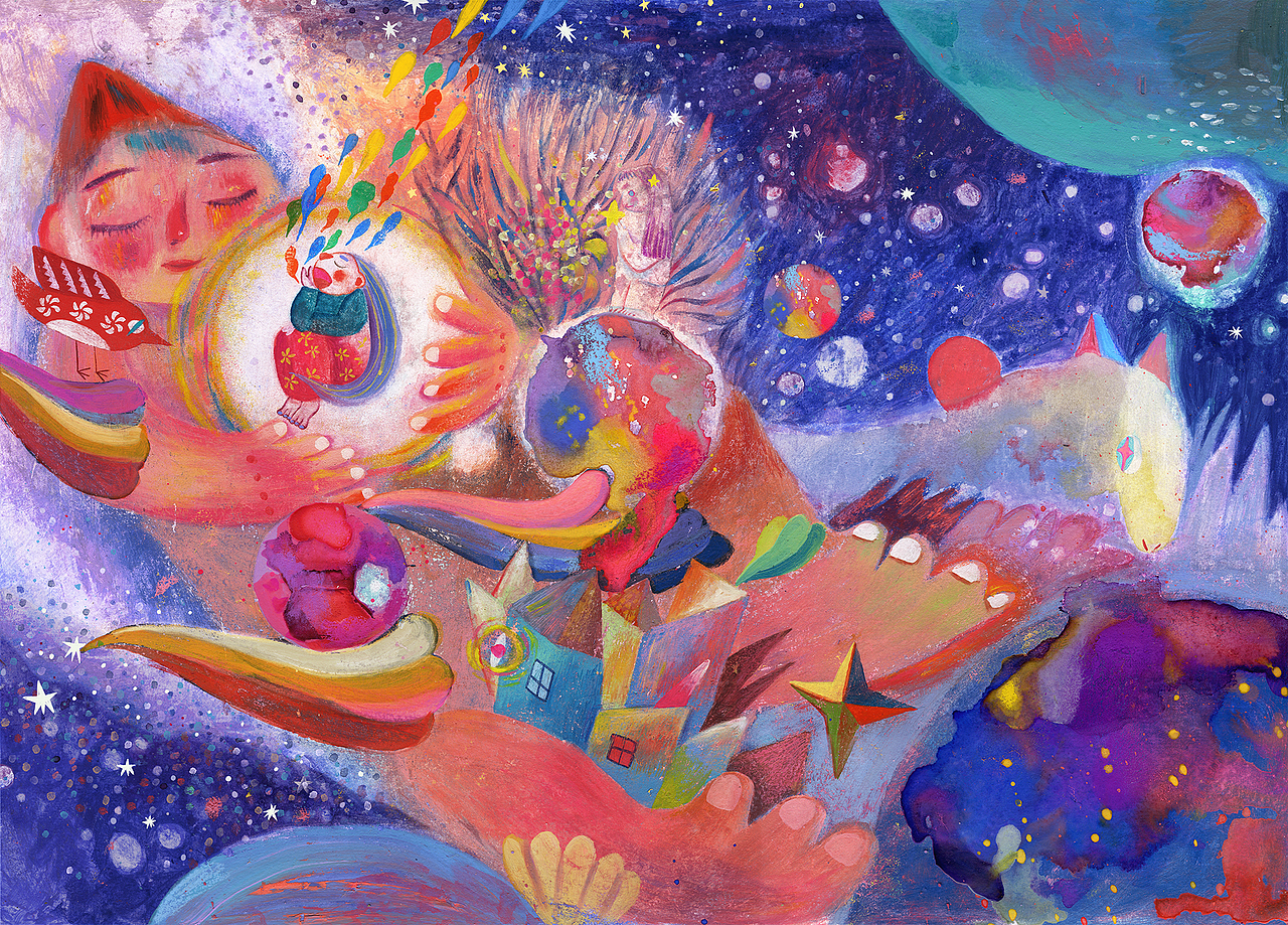 跟我一起来画画吧（图ZNzc4MDAyMzI=） - 商业插画 - 站酷设计师张王哲原创素材 - 站酷ZCOOL