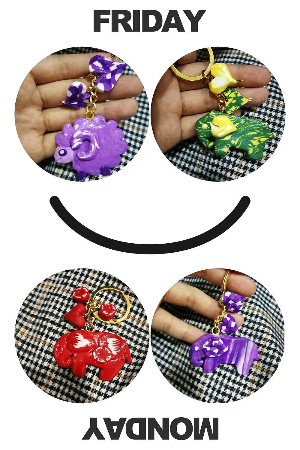 DIY软陶钥匙扣（图ZMTI5MTc3NzI4） - 其他手工艺 - 站酷设计师唐唐的拾光小记原创素材 - 站酷ZCOOL