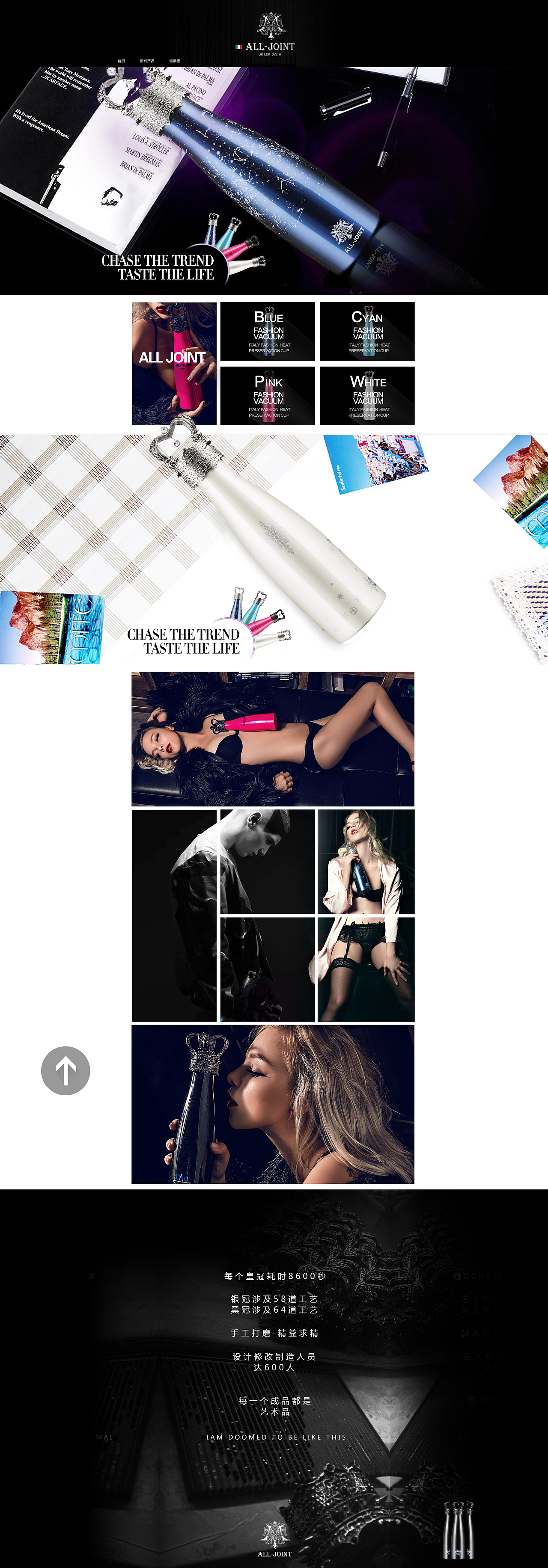 首页 天猫 淘宝 详情页 皇冠杯 保温杯 玻璃杯（图ZNzcyMTM0ODQ=） - 电商 - 站酷设计师皮诺先生原创素材 - 站酷ZCOOL