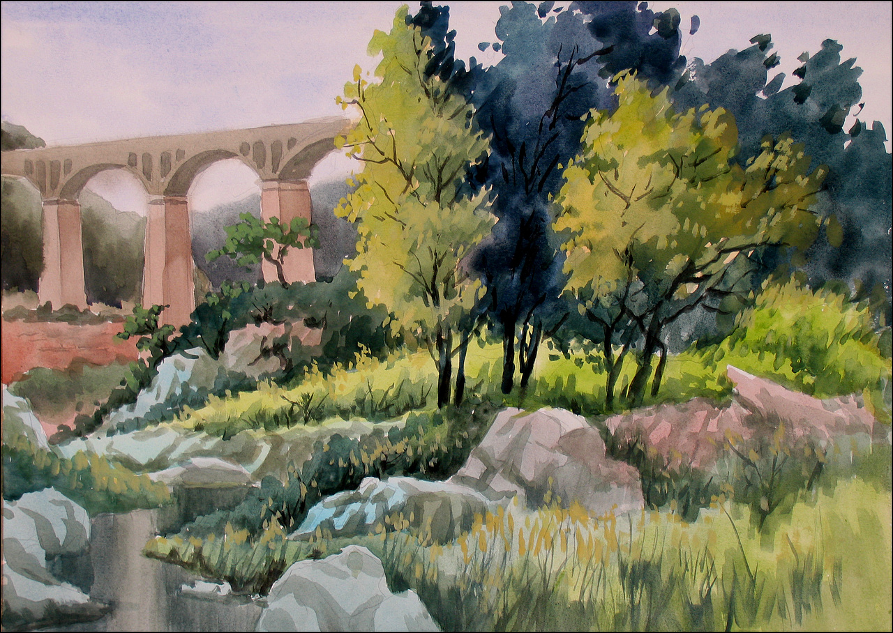 河南石板岩写生|纯艺术|绘画|design&nbsp;sun_原创作品-站酷zcool