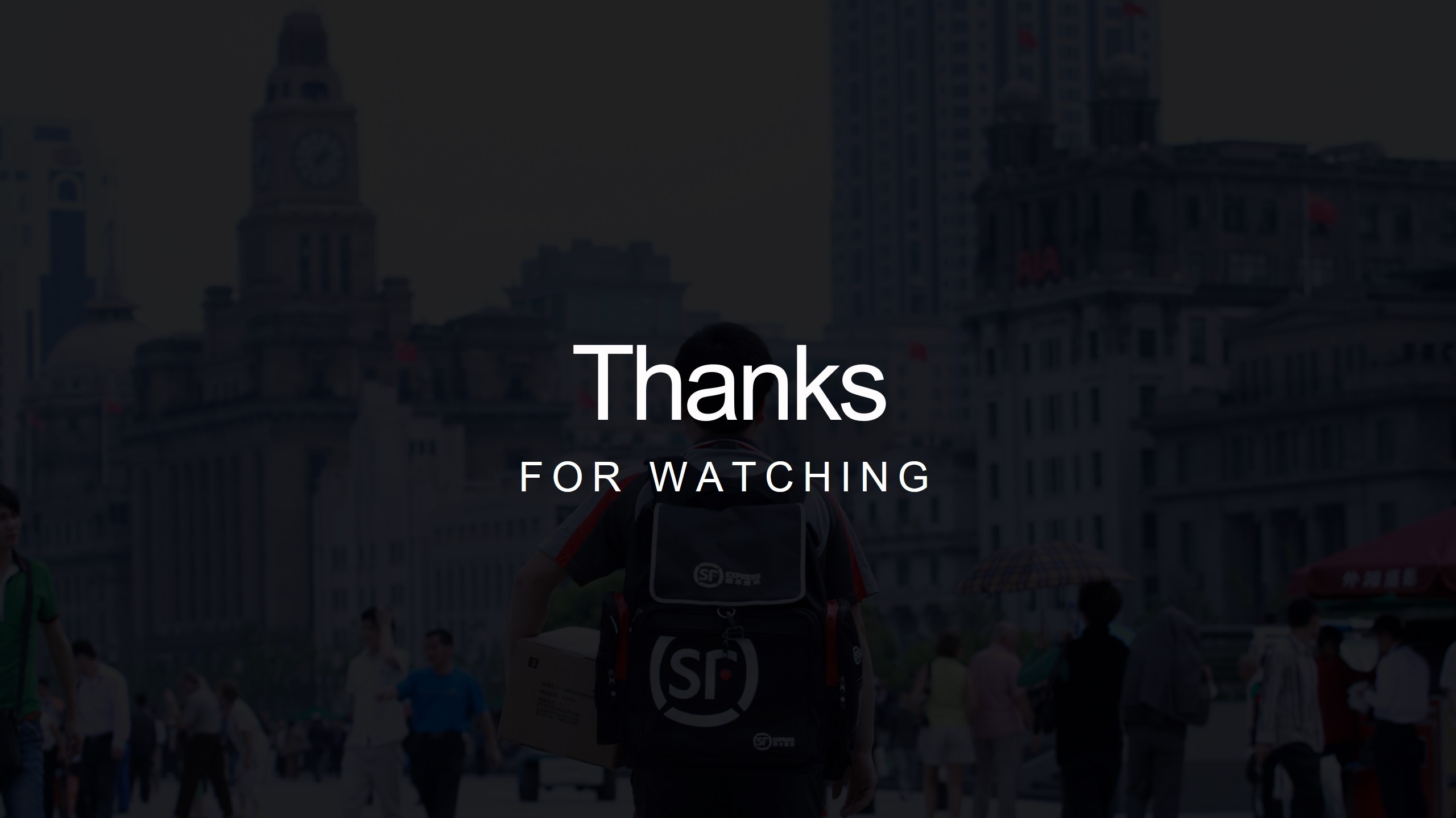 顺丰速运物流工作汇报年终总结企业演示宣传ppt模板