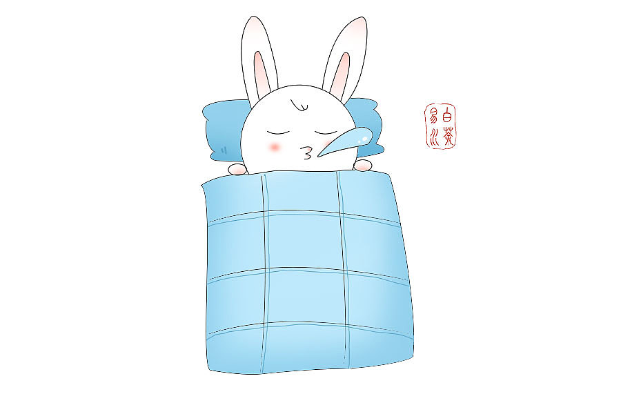 简笔画:结缘兔（图ZMTU0ODcxMzY0） - 儿童插画 - 站酷设计师亥时初原创素材 - 站酷ZCOOL