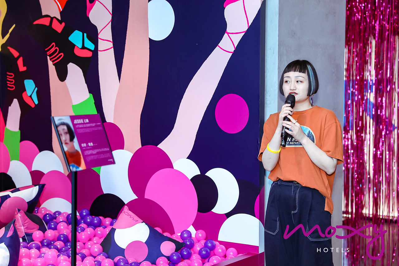 跳入 海洋球 - Moxy酒店上海开幕艺术展项目