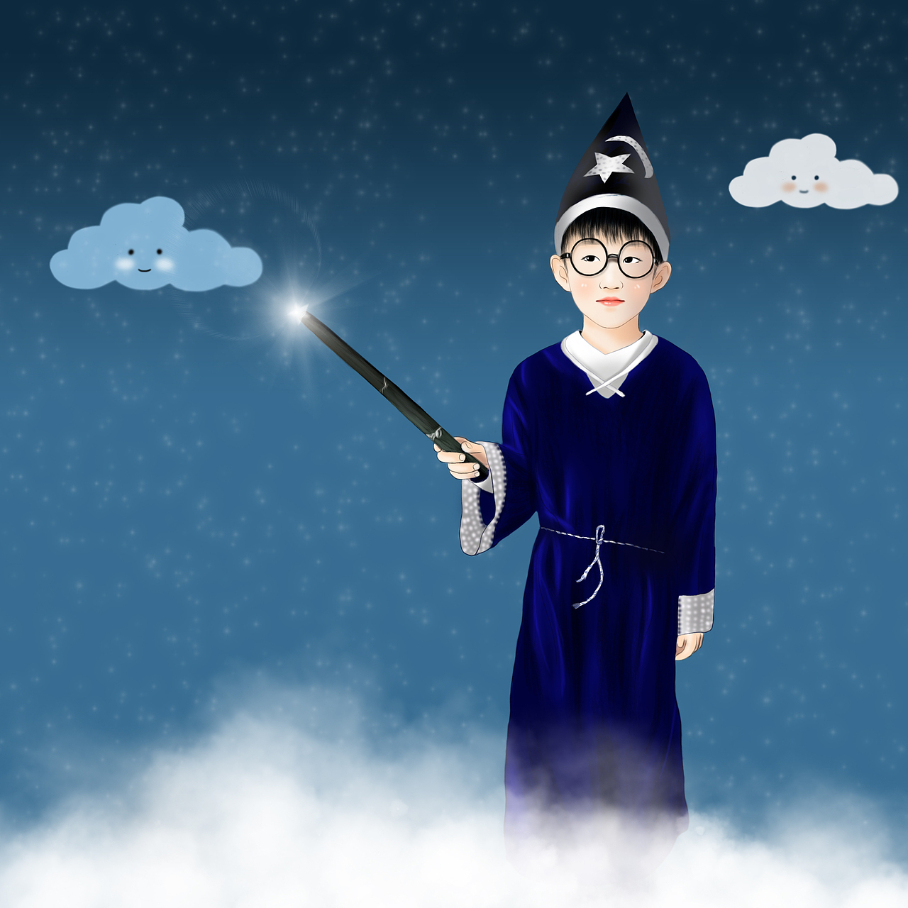 再黑暗的地方,轻轻一挥魔杖,喊一声lumos maxima,光明立马出现,学会