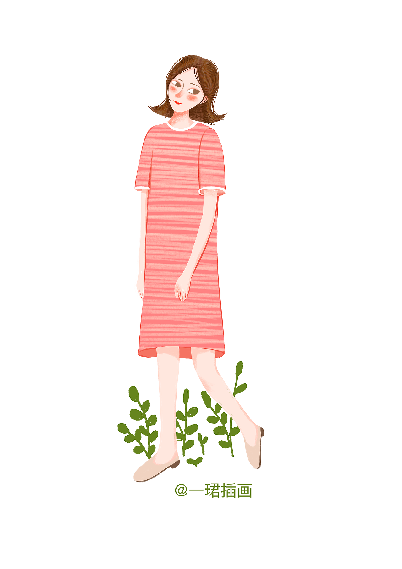 夏日穿搭（图ZMTU3MTIyMTMy） - 商业插画 - 站酷设计师眠眠云原创素材 - 站酷ZCOOL