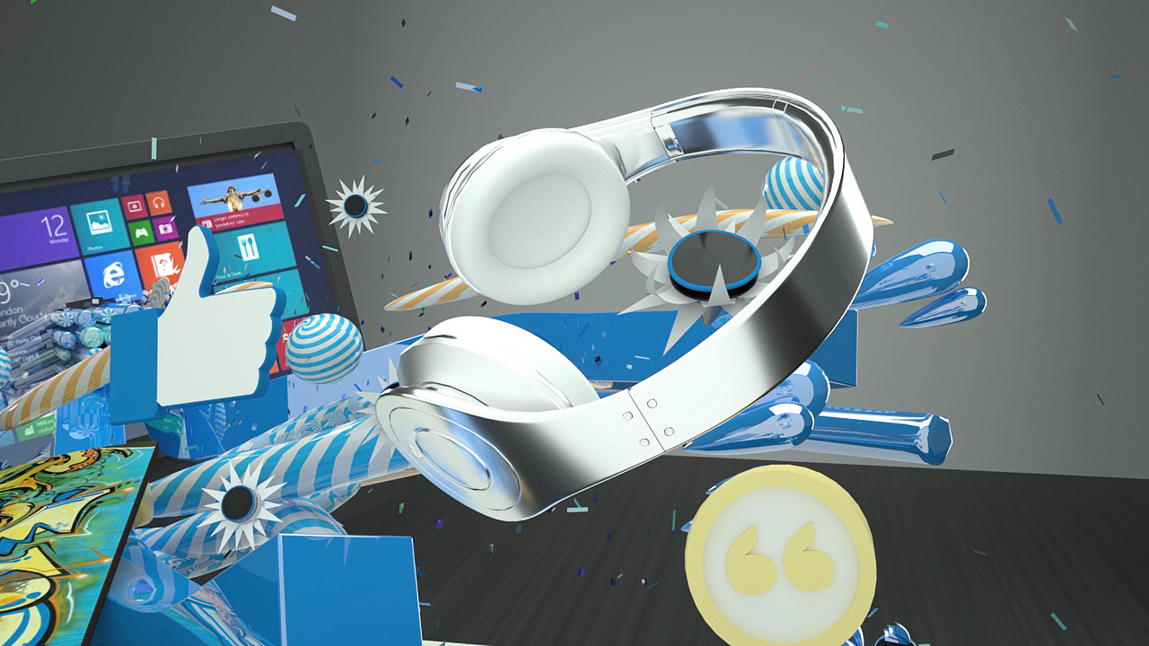 微软广告片临摹