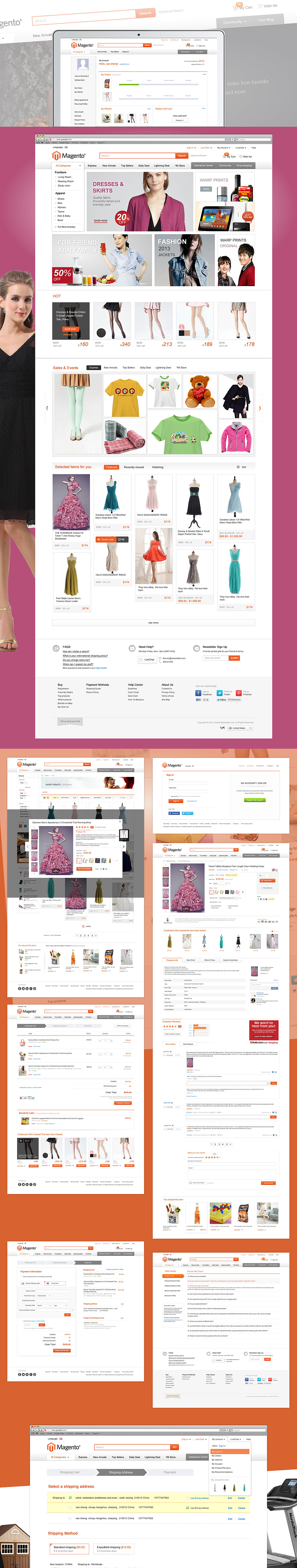 外贸B2C网站设计（图ZMTQ0MzYzNzY=） - 电商 - 站酷设计师1kmxc原创素材 - 站酷ZCOOL