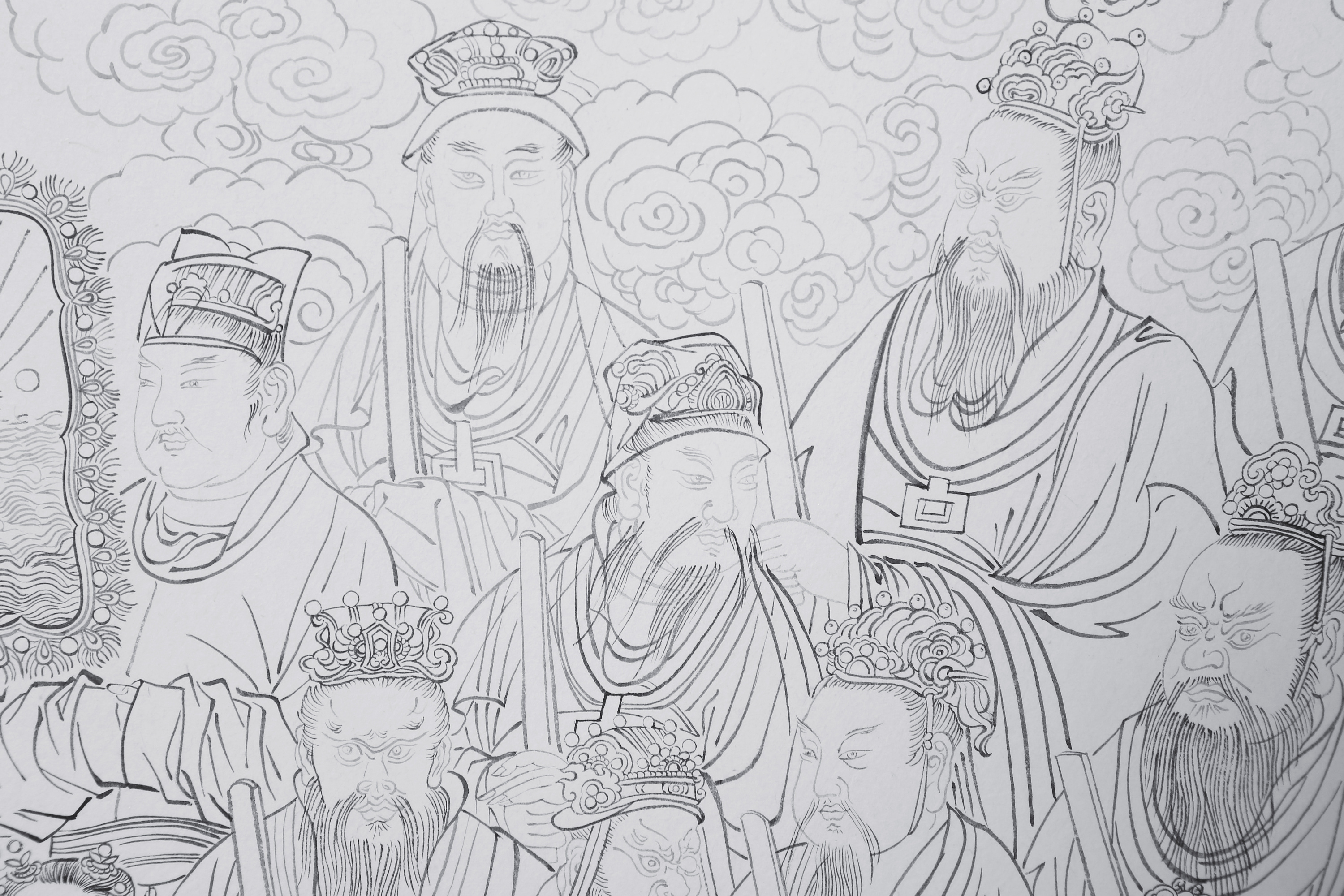 永乐宫壁画三清殿东壁