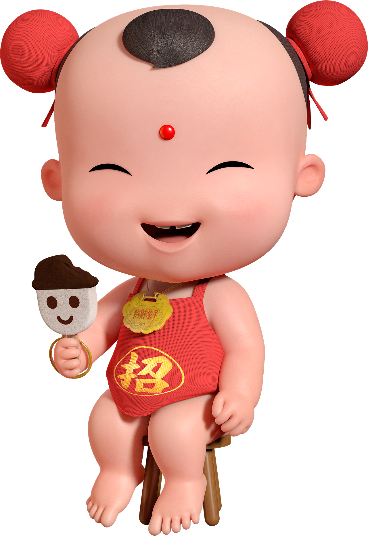 招财童子吉祥符动漫成套表情