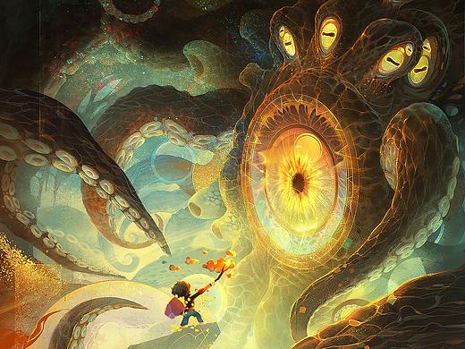 2018年《贪婪洞窟2》线上美术馆活动作品