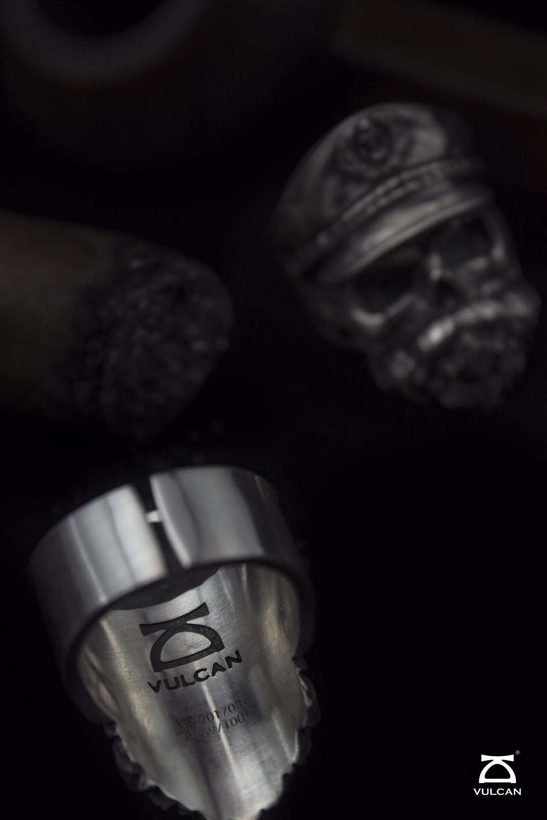 VULCAN·老船长骷髅戒指（图ZMTQ2MDQ0ODQw） - 首饰设计 - 站酷设计师VULCAN伏尔甘原创素材 - 站酷ZCOOL