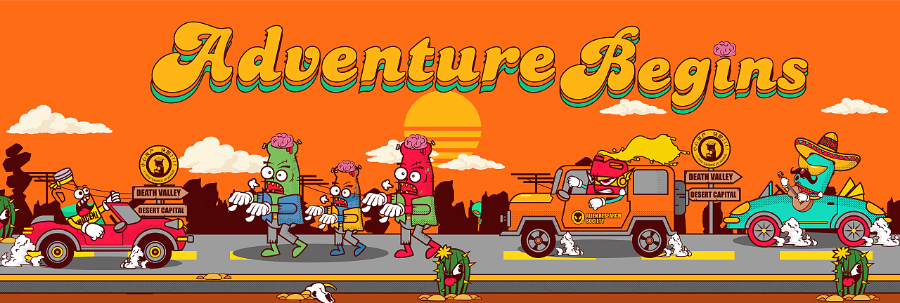 街头涂鸦风插画|插画|新锐潮流插画|咕咚gudong - 原创作品 - 站酷