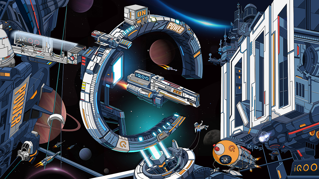 「spaceport of iqoo/宇宙基地」生而强悍,探索不止