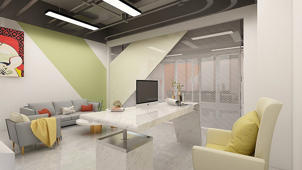 辦公室效果圖（圖ZMjMyOTg4NjQ0） - 家裝設計 - 站酷設計師文小汐原創(chuàng)素材 - 站酷ZCOOL