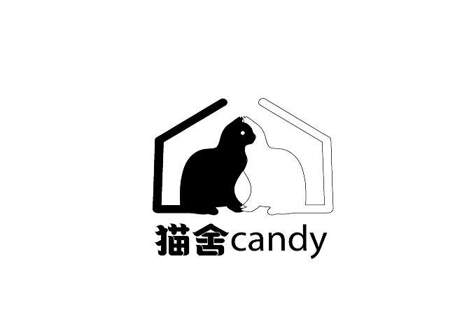 猫舍candylogo设计