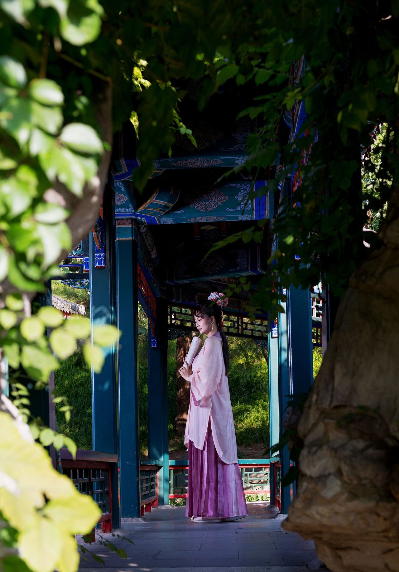 大观园公园宋制汉服写真