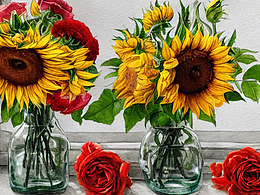 #AI創(chuàng)作實(shí)驗(yàn)室#花卉