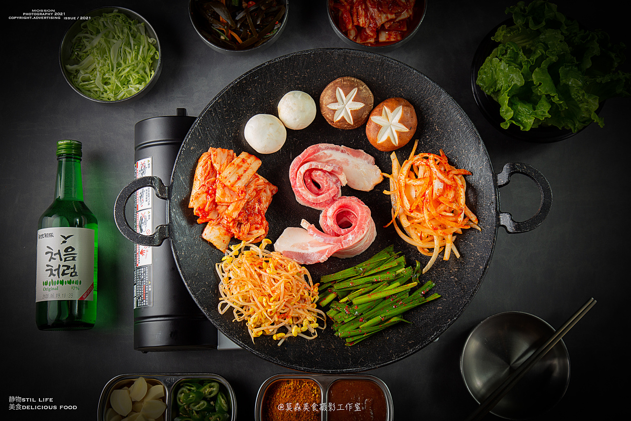 韩国料理|韩国火锅|摄影|美食摄影|莫森美食摄影工作 - 原创作品 - 站