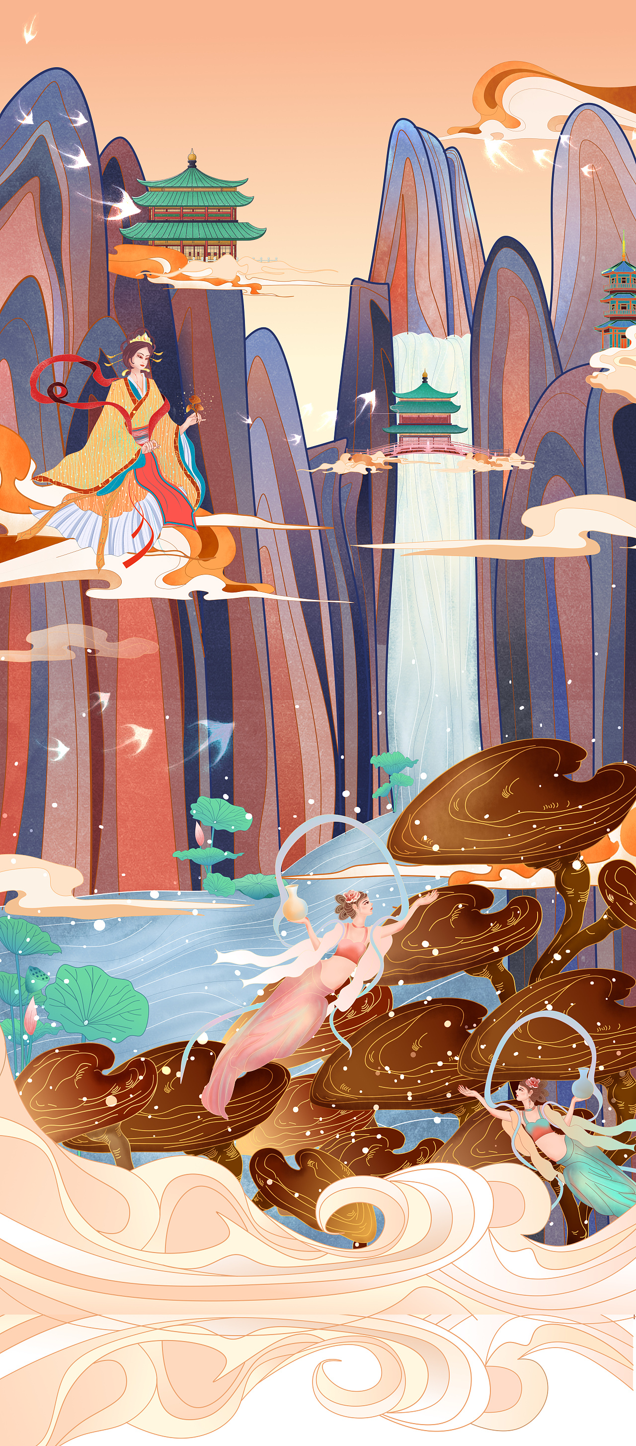 神话故事灵芝插画|插画|商业插画|so兽 - 原创作品 - 站酷 (zcool)