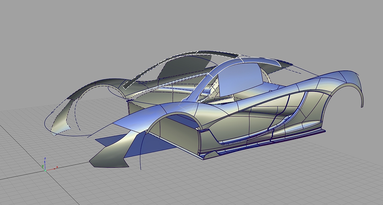 McLaren P1 Alias 建模教程（图ZOTM3OTY1NjA=） - 交通工具 - 站酷设计师Adleyou原创素材 - 站酷ZCOOL