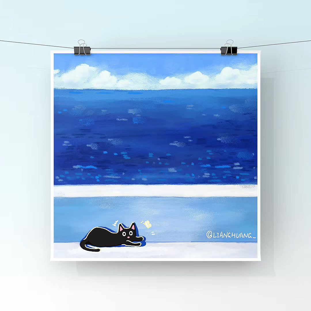 废画实验室 | 一只猫的四季之旅（图ZMjE0MDc2NTM2） - 创作习作 - 站酷设计师梁黄原创素材 - 站酷ZCOOL