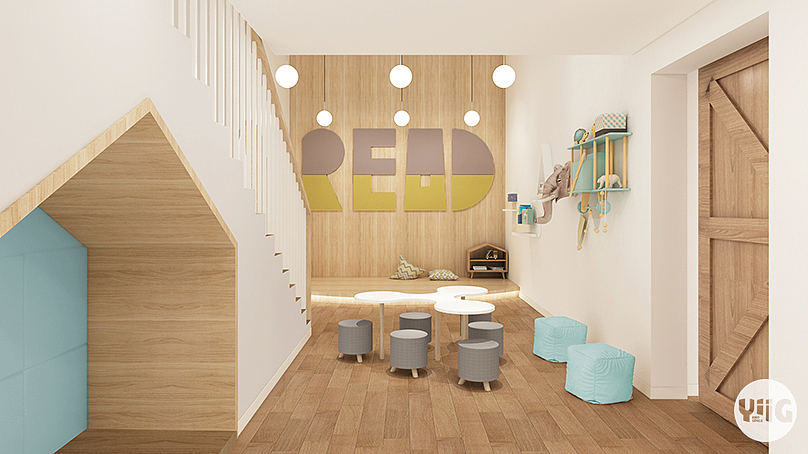 西安一格良创幼儿园设计案例：艾瑞德幼儿园