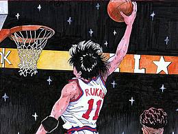 篮球插画