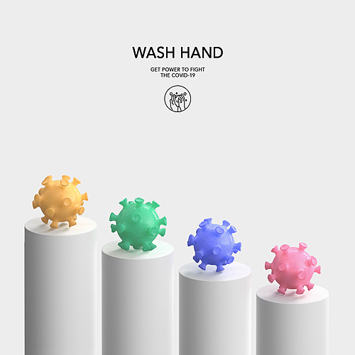 响应联合国全球抗疫号召,我们做了一款“病毒肥皂”