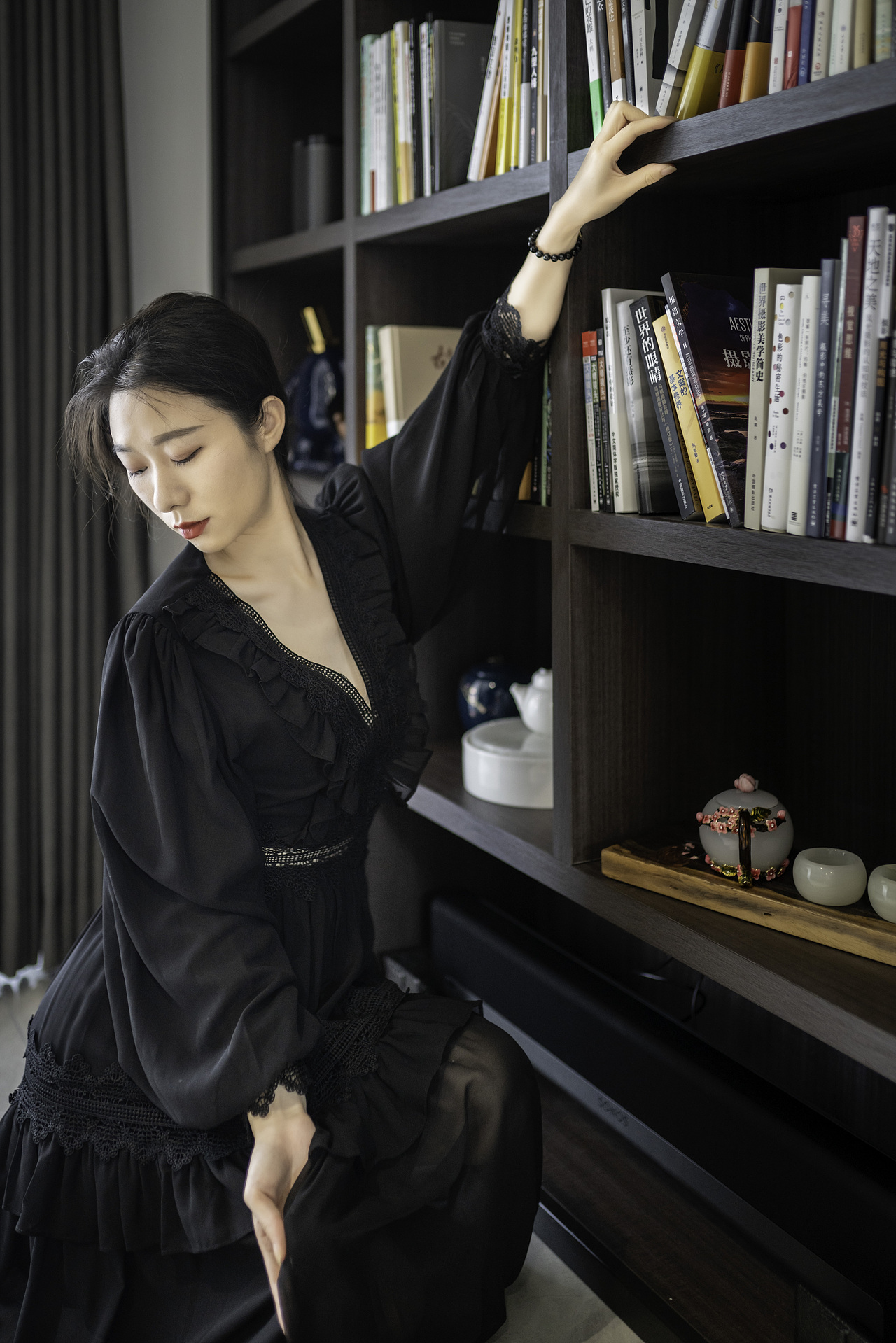 服装摄影 - 两组旗袍&一条黑裙（图ZMjQyMjQ0NzA4） - 人像摄影 - 站酷设计师为自己写一个故事原创素材 - 站酷ZCOOL