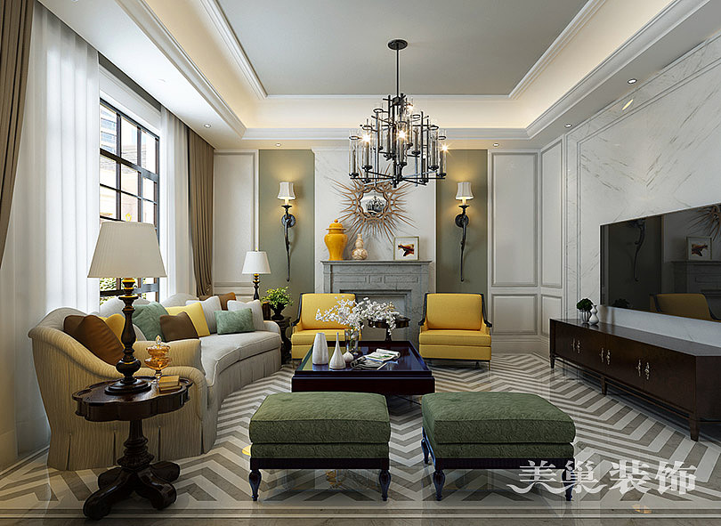 郑州金沙湖高尔夫观邸别墅，独栋别墅装修方案（图ZNzI5MDE1MjQ=） - 家装设计 - 站酷设计师郑州美巢装饰公司原创素材 - 站酷ZCOOL