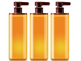 手繪洗護(hù)產(chǎn)品瓶型效果圖