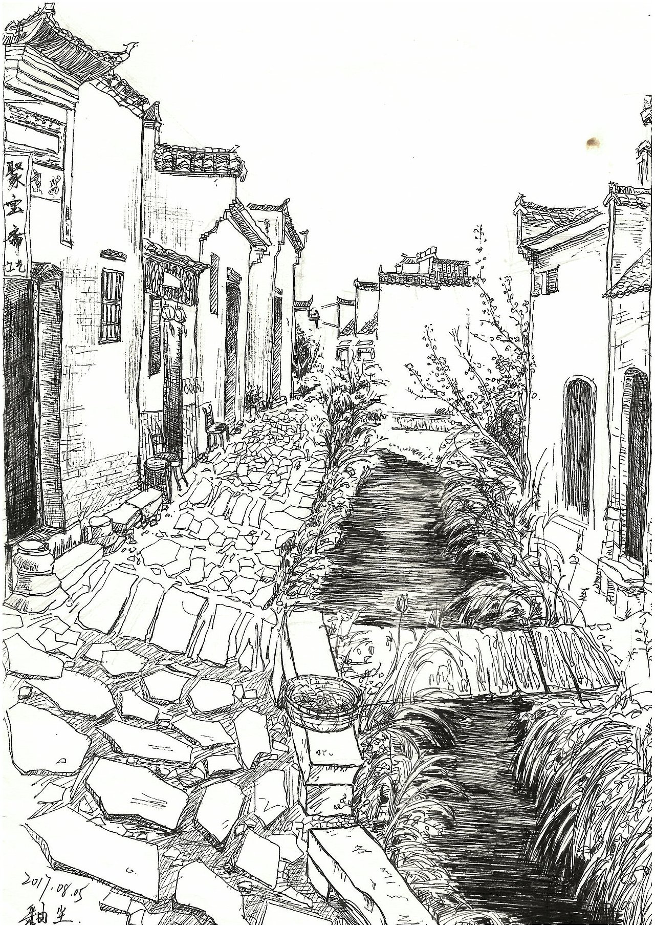 临摹 | 风景速写