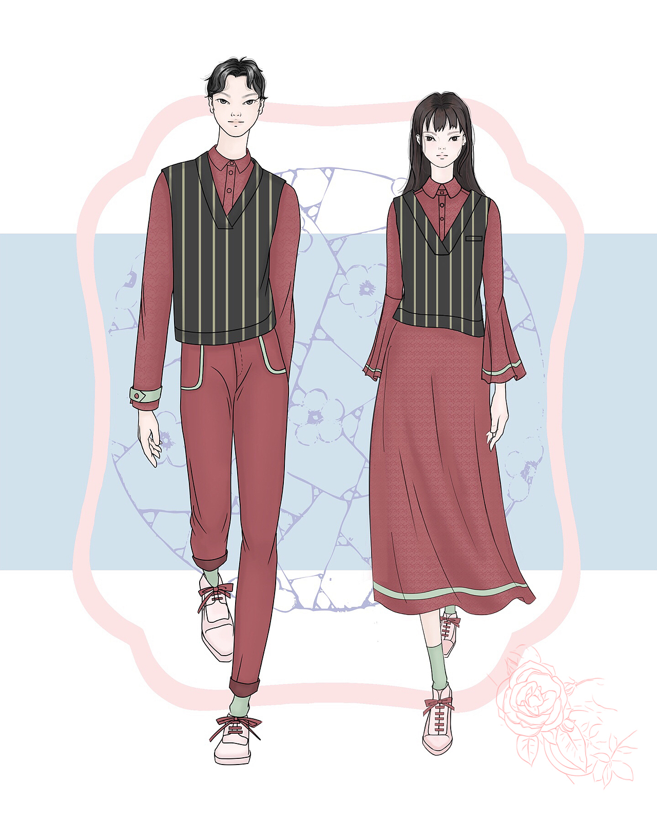 华杰杯-校服设计（图ZMjA3NDAxNzYw） - 其他服装 - 站酷设计师三九零原创素材 - 站酷ZCOOL