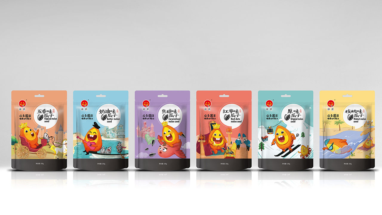 恒升瓜子包装创意设计（图ZMTI5MDUyNjA4） - 包装 - 站酷设计师集帜品牌管理原创素材 - 站酷ZCOOL