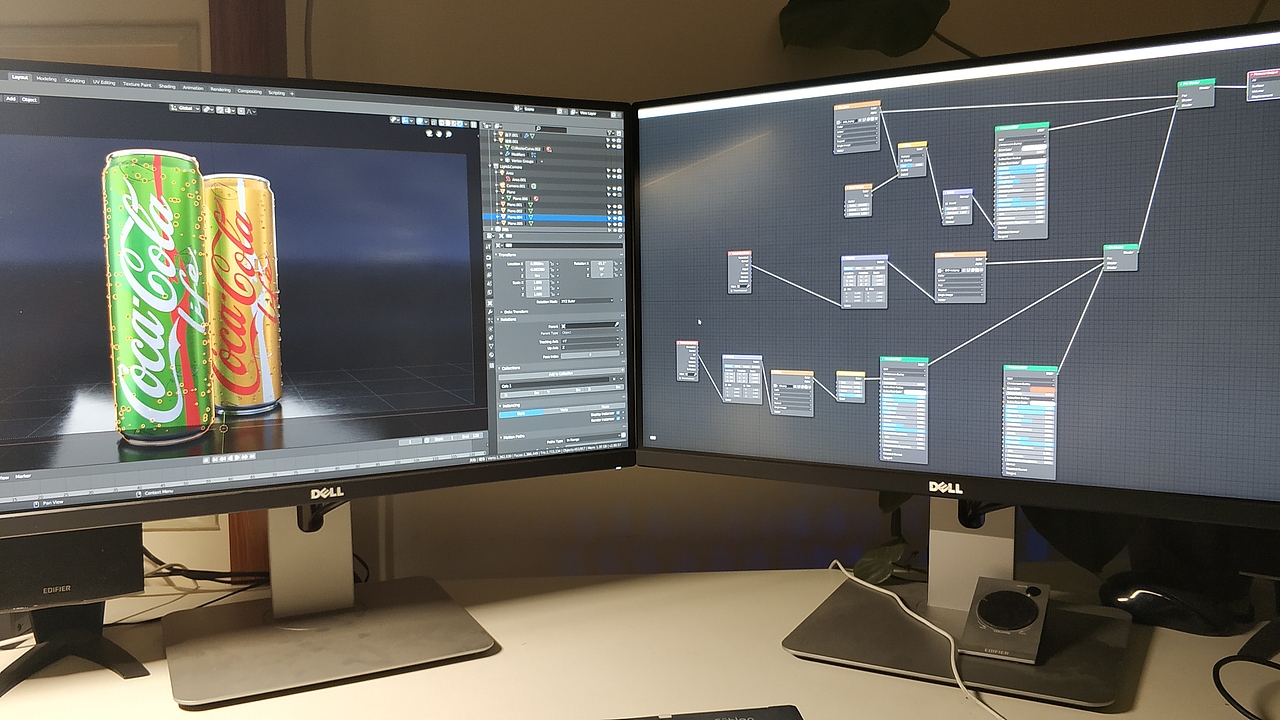 Blender作品，建模 贴图 UV 流体 渲染一站式搞定