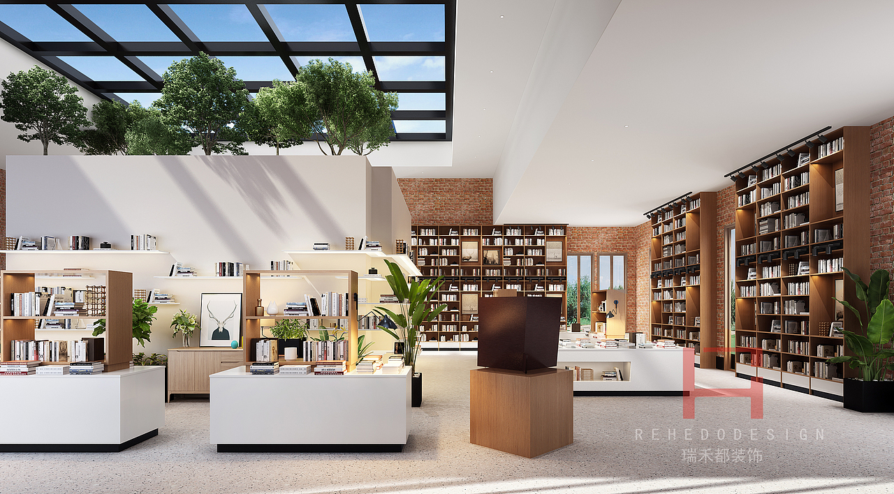 华西文创书店 | 瑞禾都装饰（图ZMTUzMTcwNDM2） - 家装设计 - 站酷设计师瑞禾都装饰设计原创素材 - 站酷ZCOOL