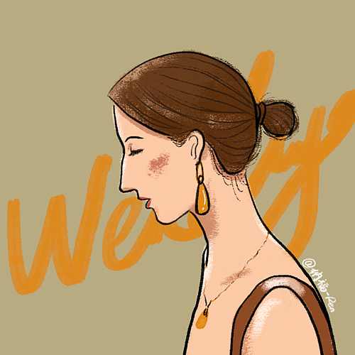 插画头像 | 十二女子