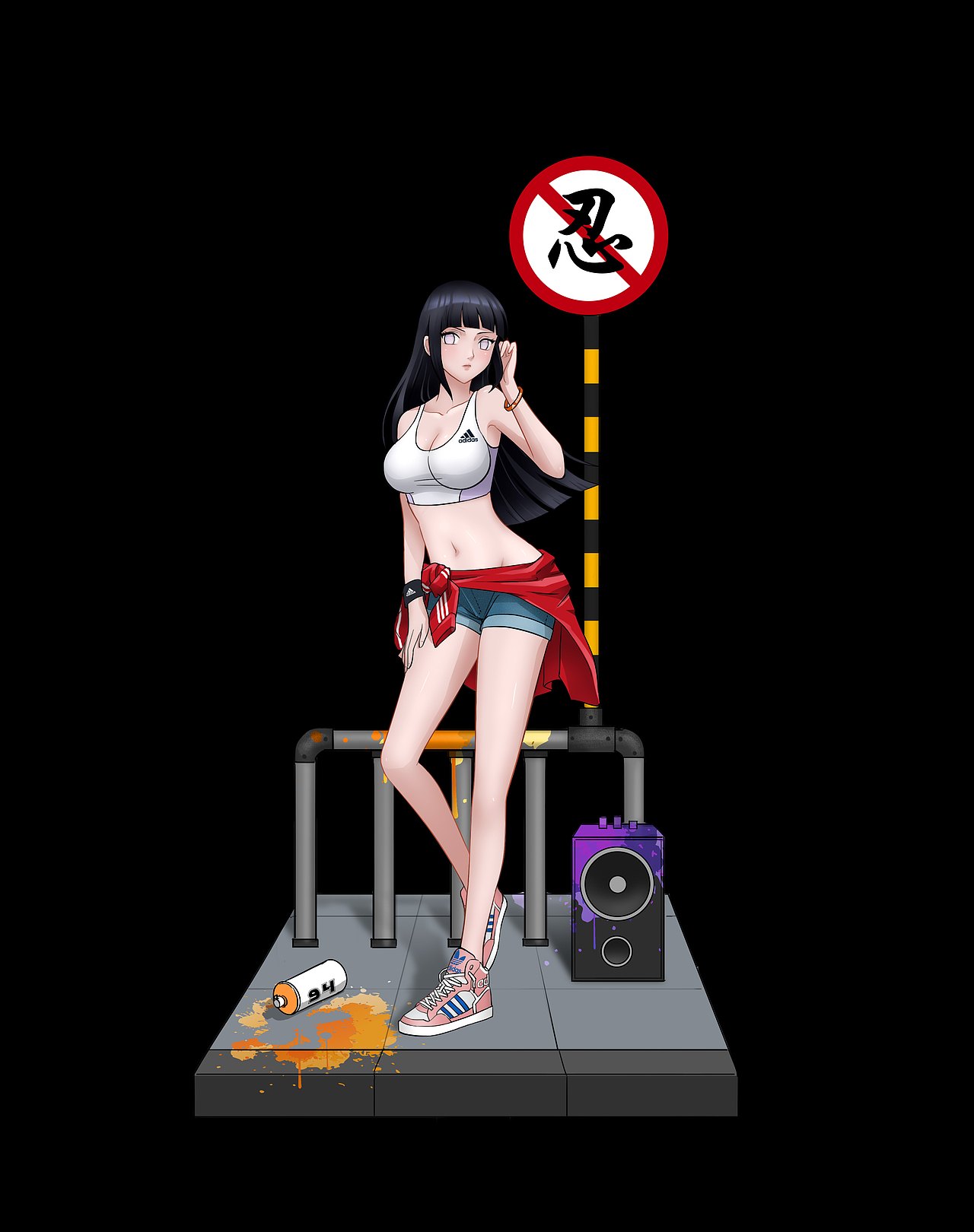 潮牌火影忍者系列手办