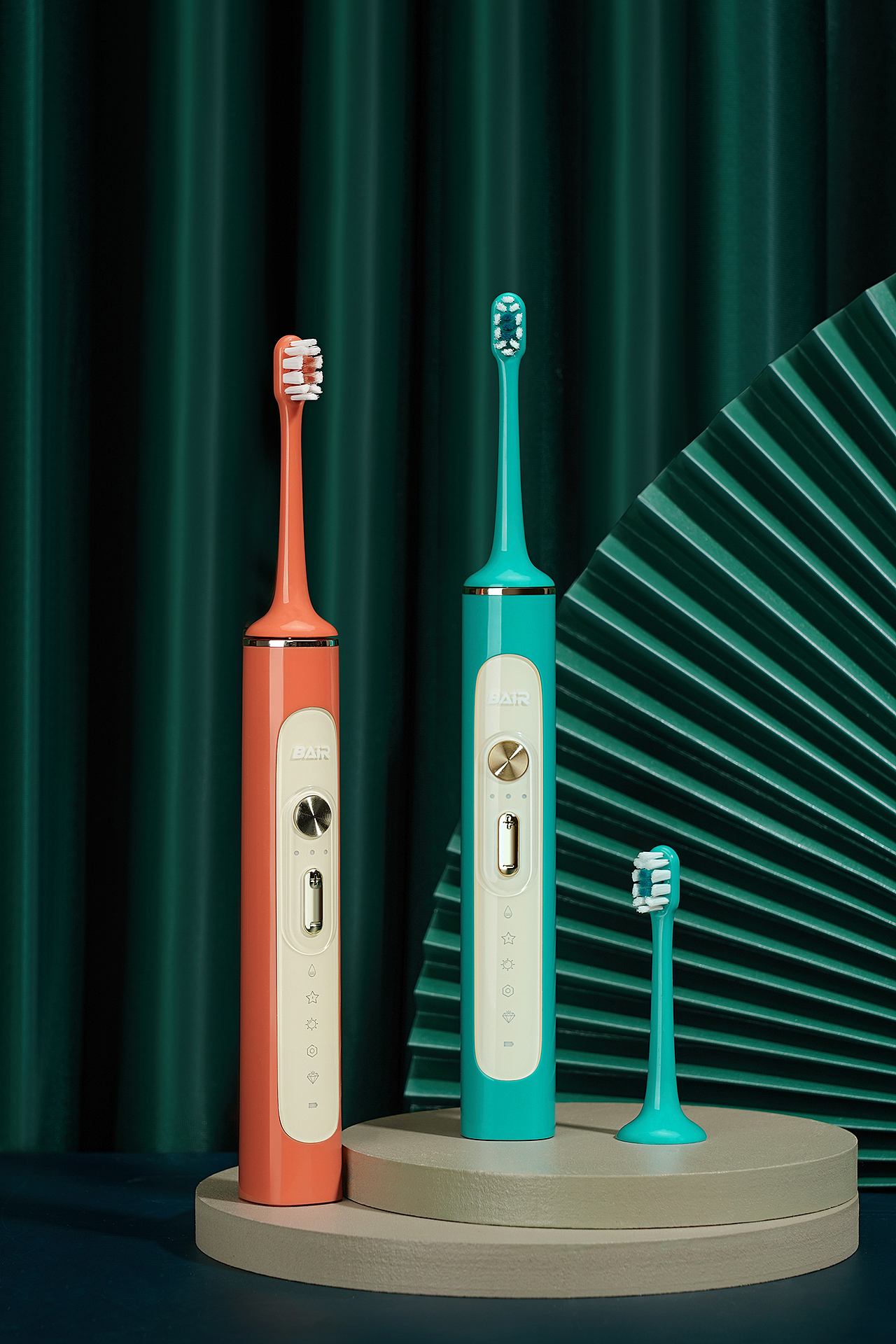 电动牙刷/青色/橙色/拜尔