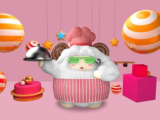 《羊QQ》IP形象及视觉推广