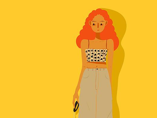 每日穿搭3（个人主页-ZMzc0NDAwMjA=） - 创作习作 - 站酷设计师别理这个双马尾原创素材 - 站酷ZCOOL