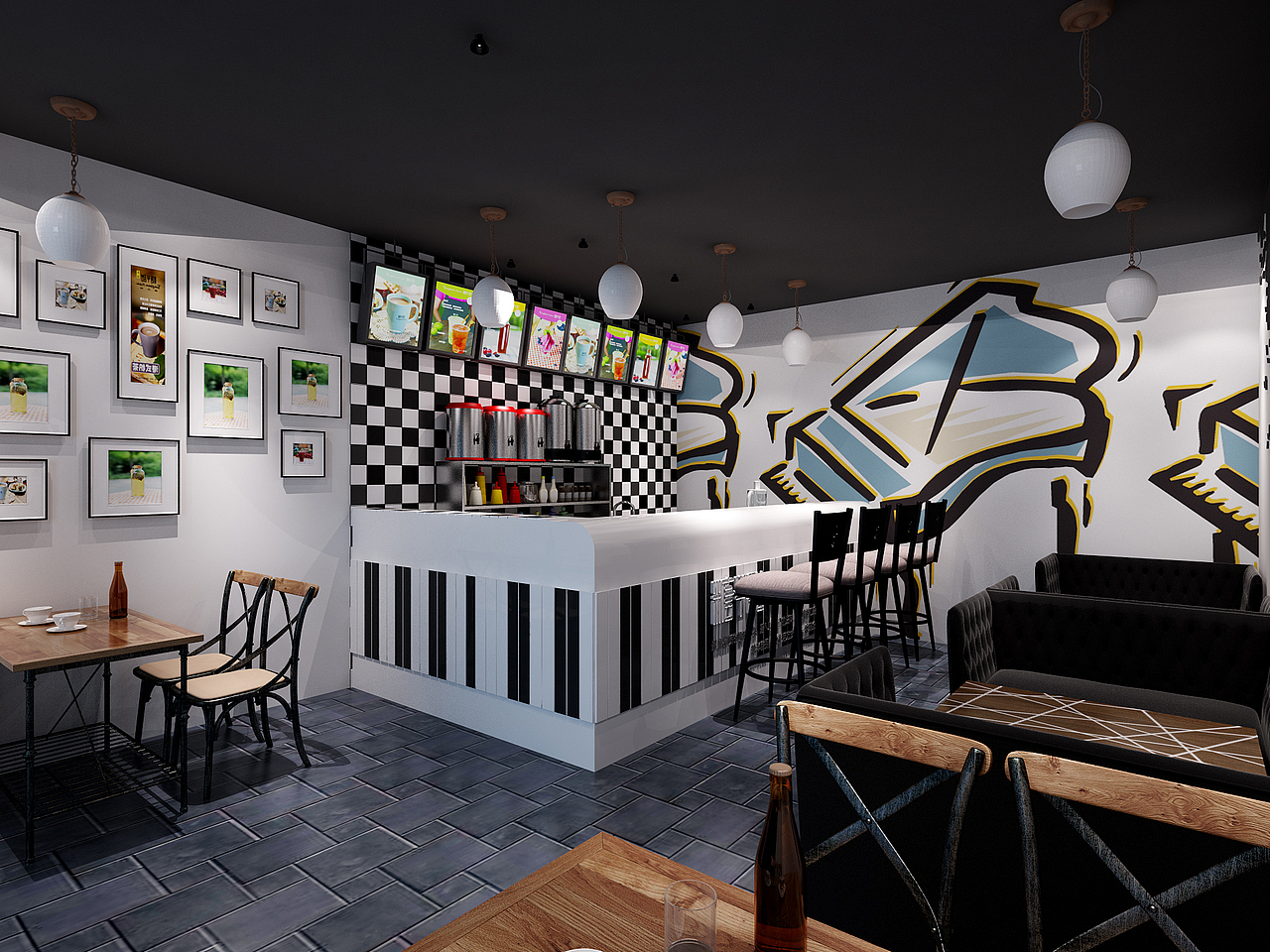 钢琴风格（图ZMzg0NDM2NTI=） - 家装设计 - 站酷设计师qiqiao8原创素材 - 站酷ZCOOL