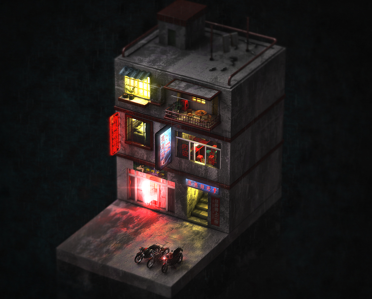 关于县城的回想（图ZNjA4NTYxNzI=） - 动画/影视 - 站酷设计师一个个吃掉原创素材 - 站酷ZCOOL