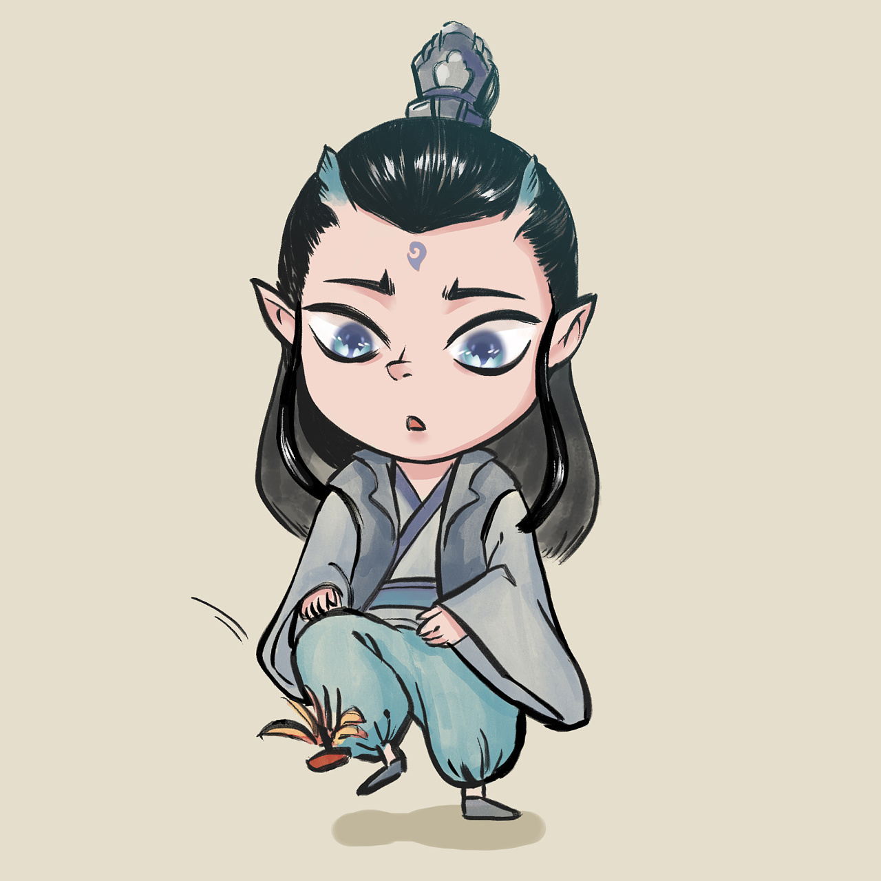 魔丸情友情头灵珠