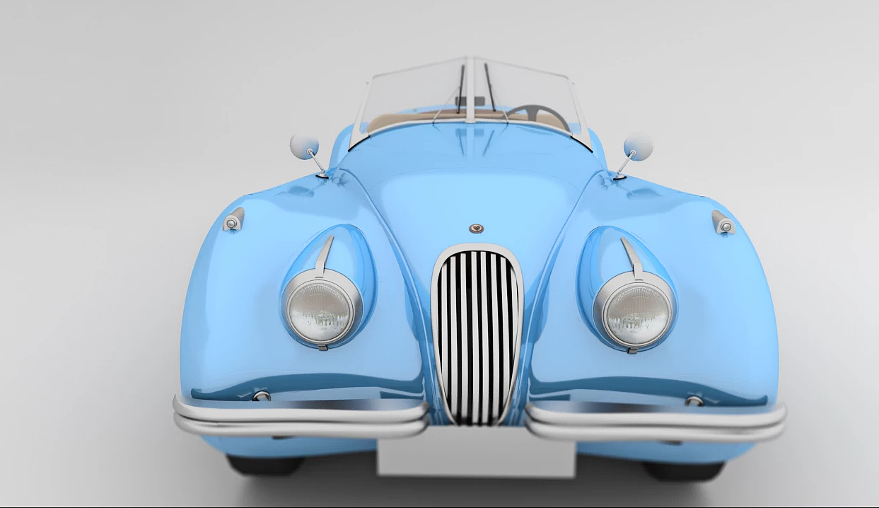 MAYA_3D模型_车_JAGUAR XK